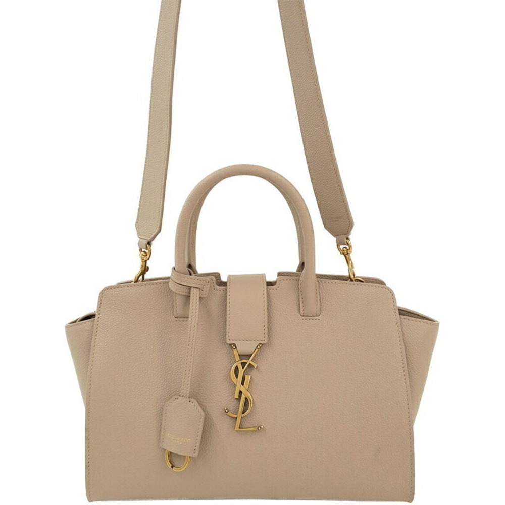 Saint Laurent Downtown YSL leather top handle 2way Crossbody bag